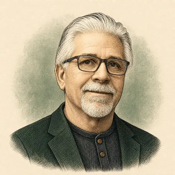Illustrated portrait of Bill Carey, Licensed Real Estate Salesperson at Win Morrison Realty
