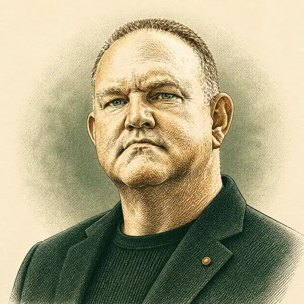 Illustrated portrait of Mike Maroney, Licensed Associate Real Estate Broker at Win Morrison Realty